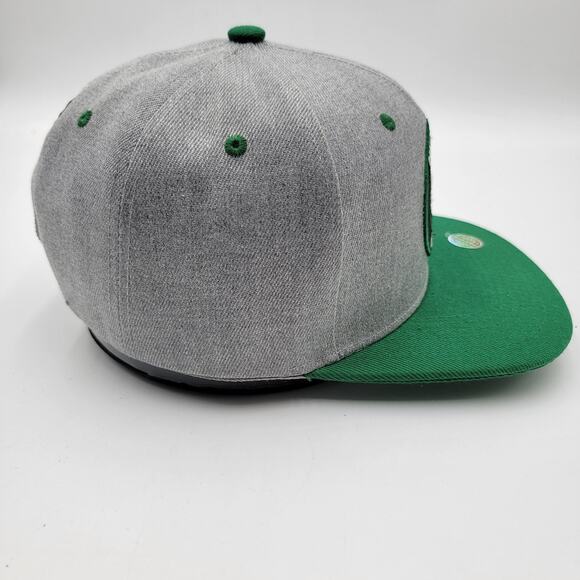 Hecho En Mexico Hat Cap Snap Back Gray Green Embroidered Patch Zion Mens Mexican - Picture 4 of 7